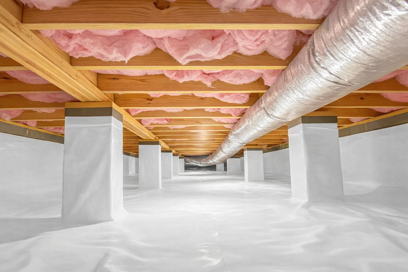 Crawl space insulation
